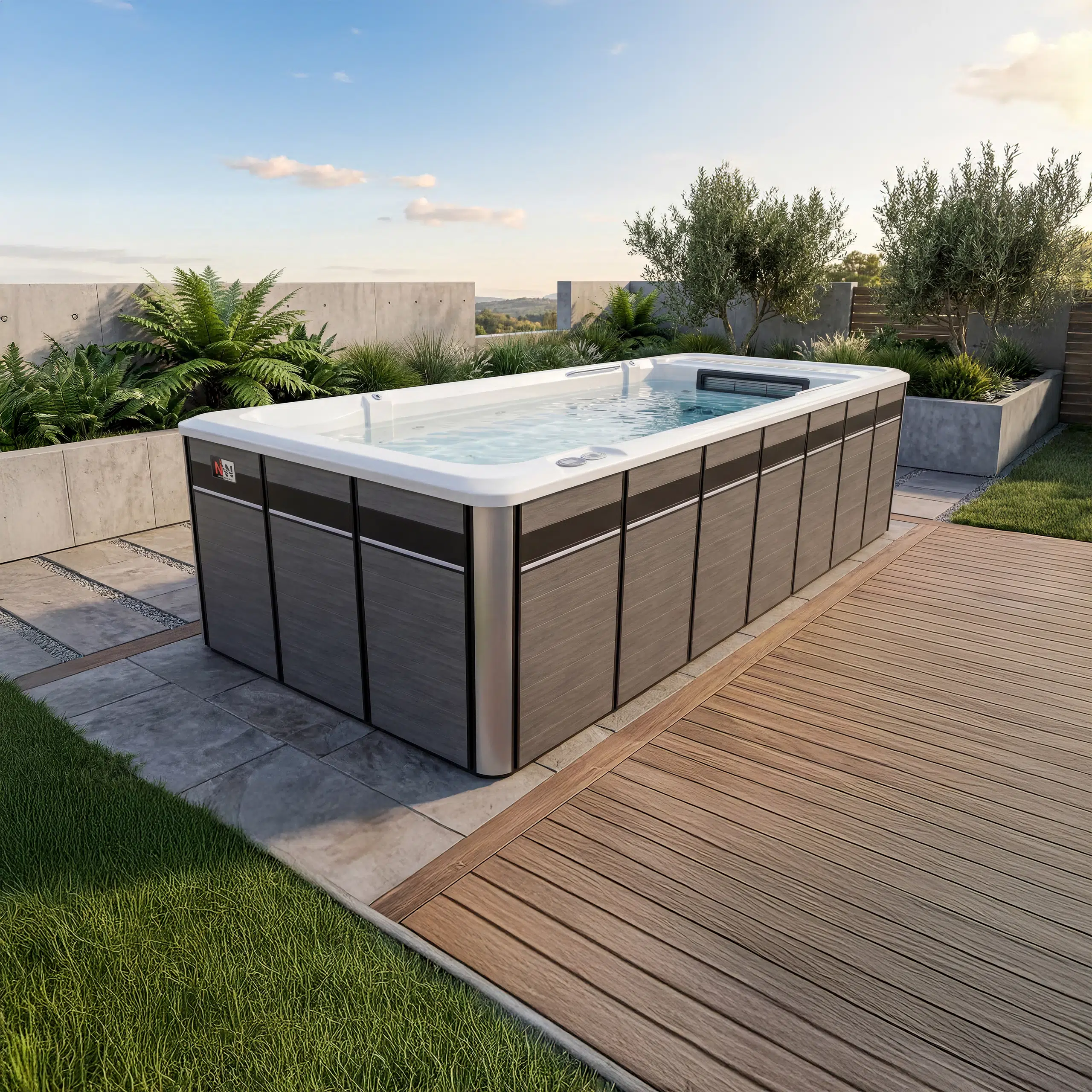Slovika 600 - Spa de nage mono bassin | North Wave Spa