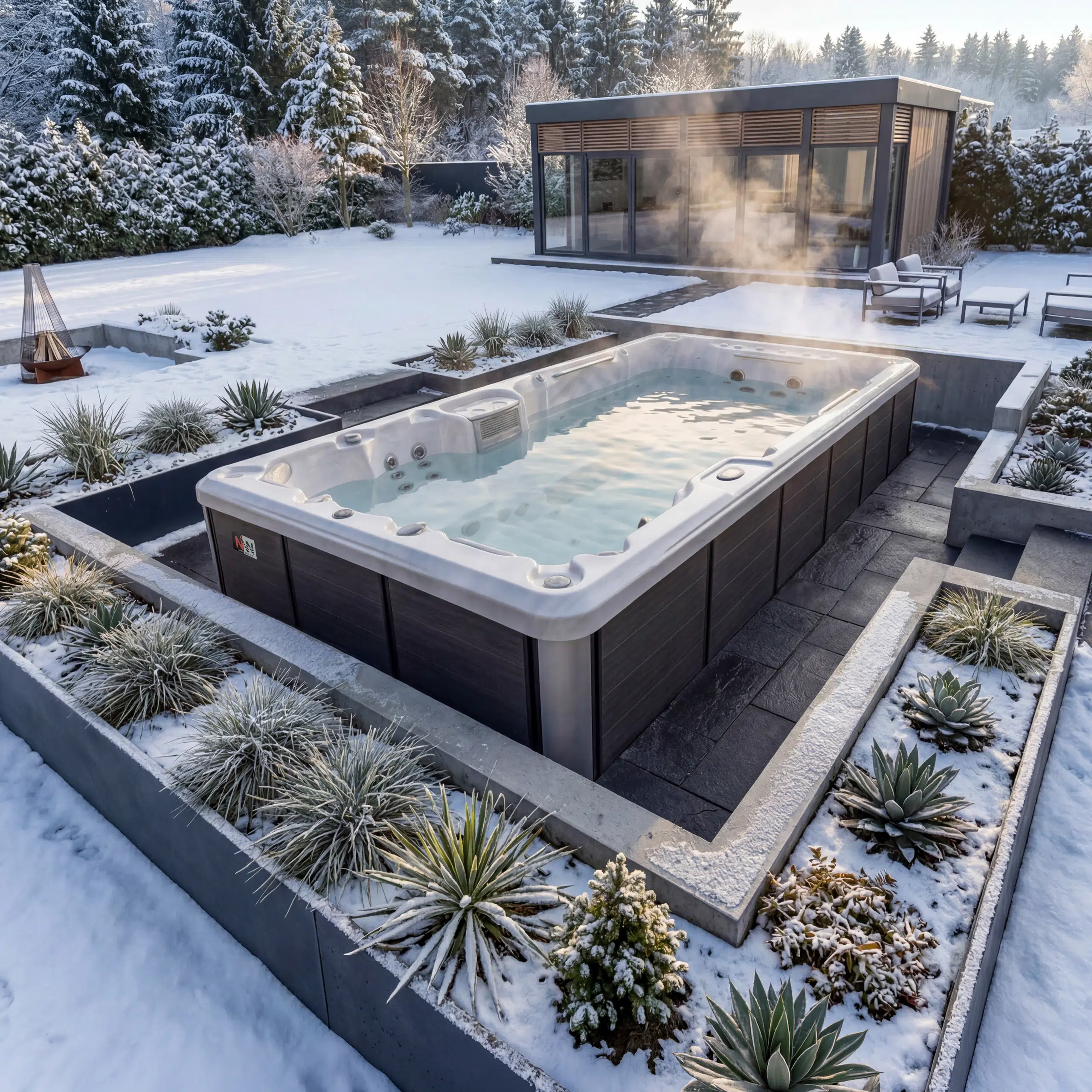 Oxford 480 - Spa de nage mono bassin | North Wave Spa
